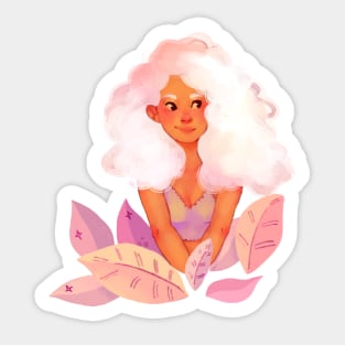 Cloud girl Sticker